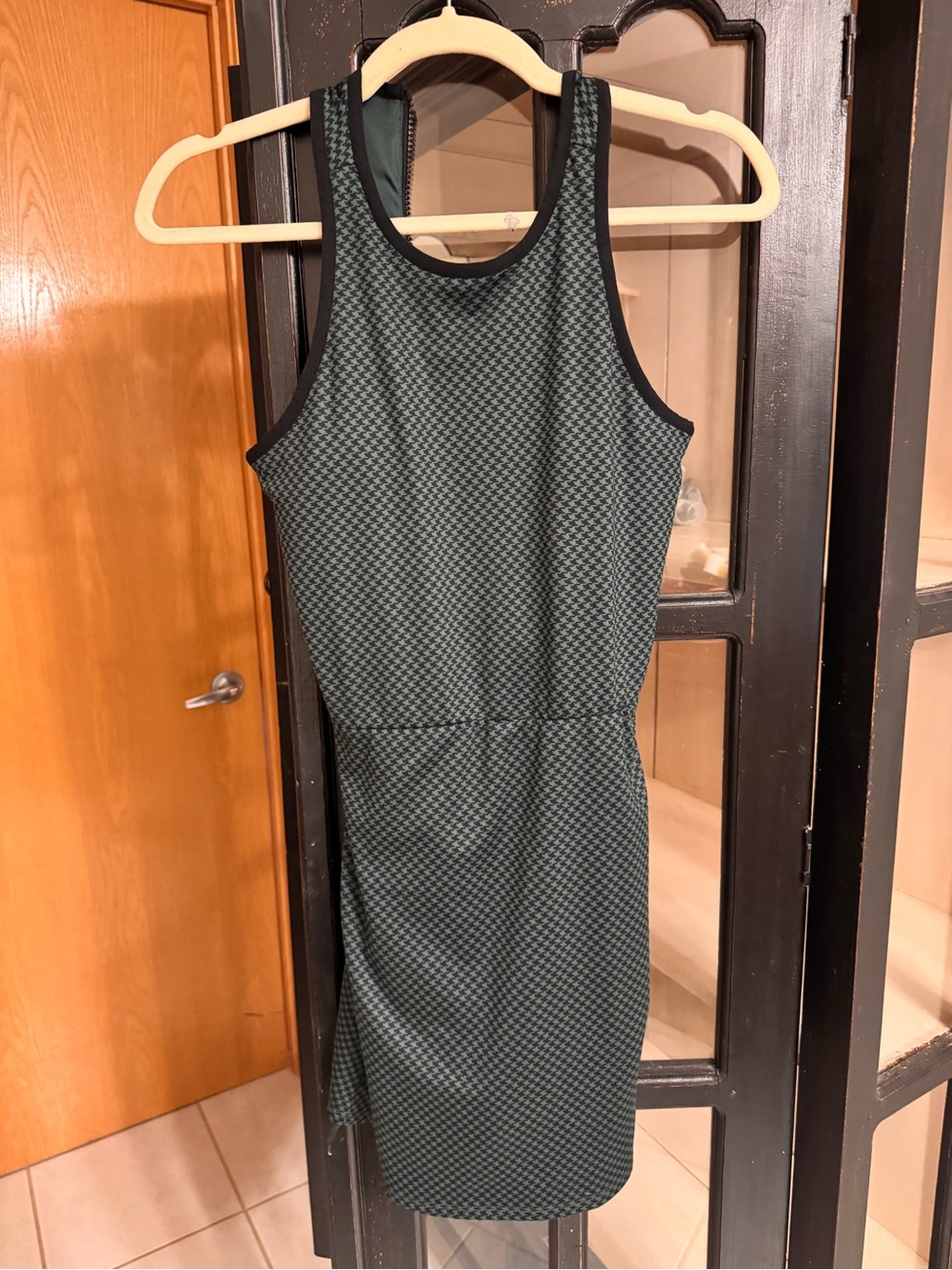 all in motion Green Patterned Racerback Midi Dress